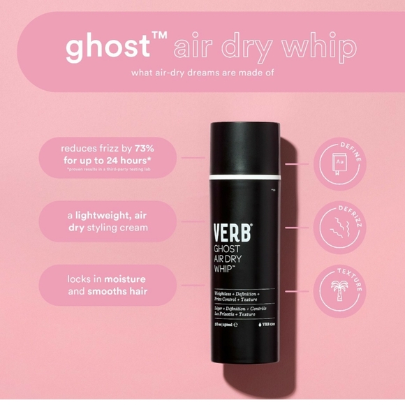 Verb Ghost dry air whip BNWT includes bonus travel size! - Picture 4 of 6